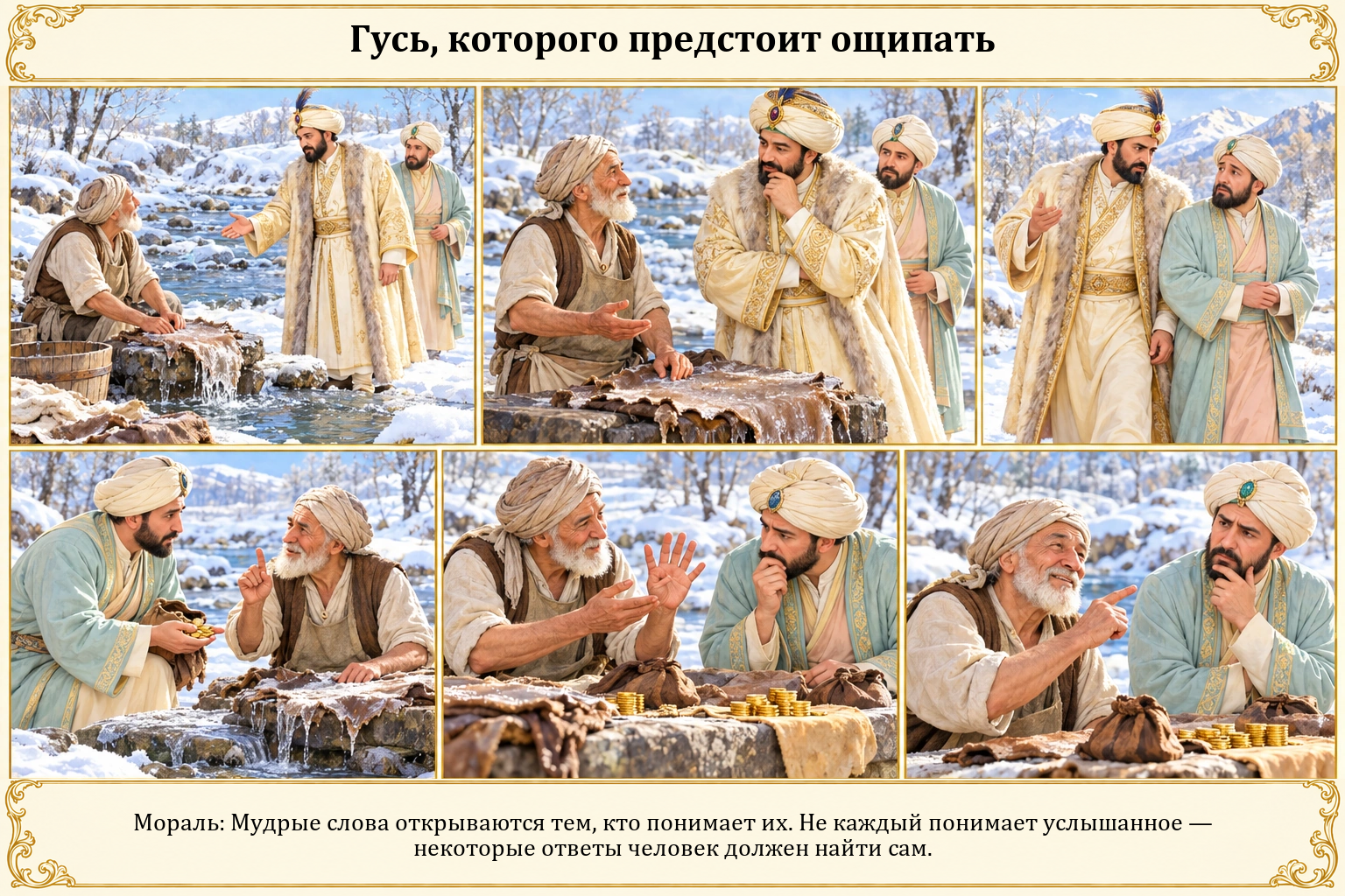 Иллюстрация: Гусь, которого предстоит ощипать