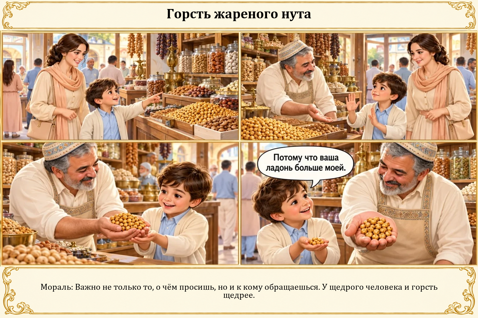 Иллюстрация: Горсть жареного нута