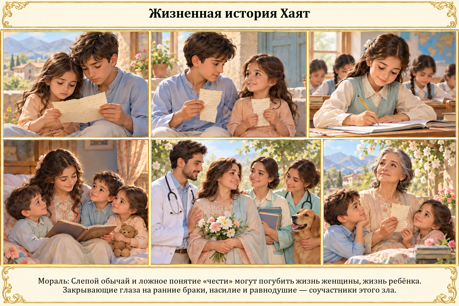 Иллюстрация: Жизненная история Хаят