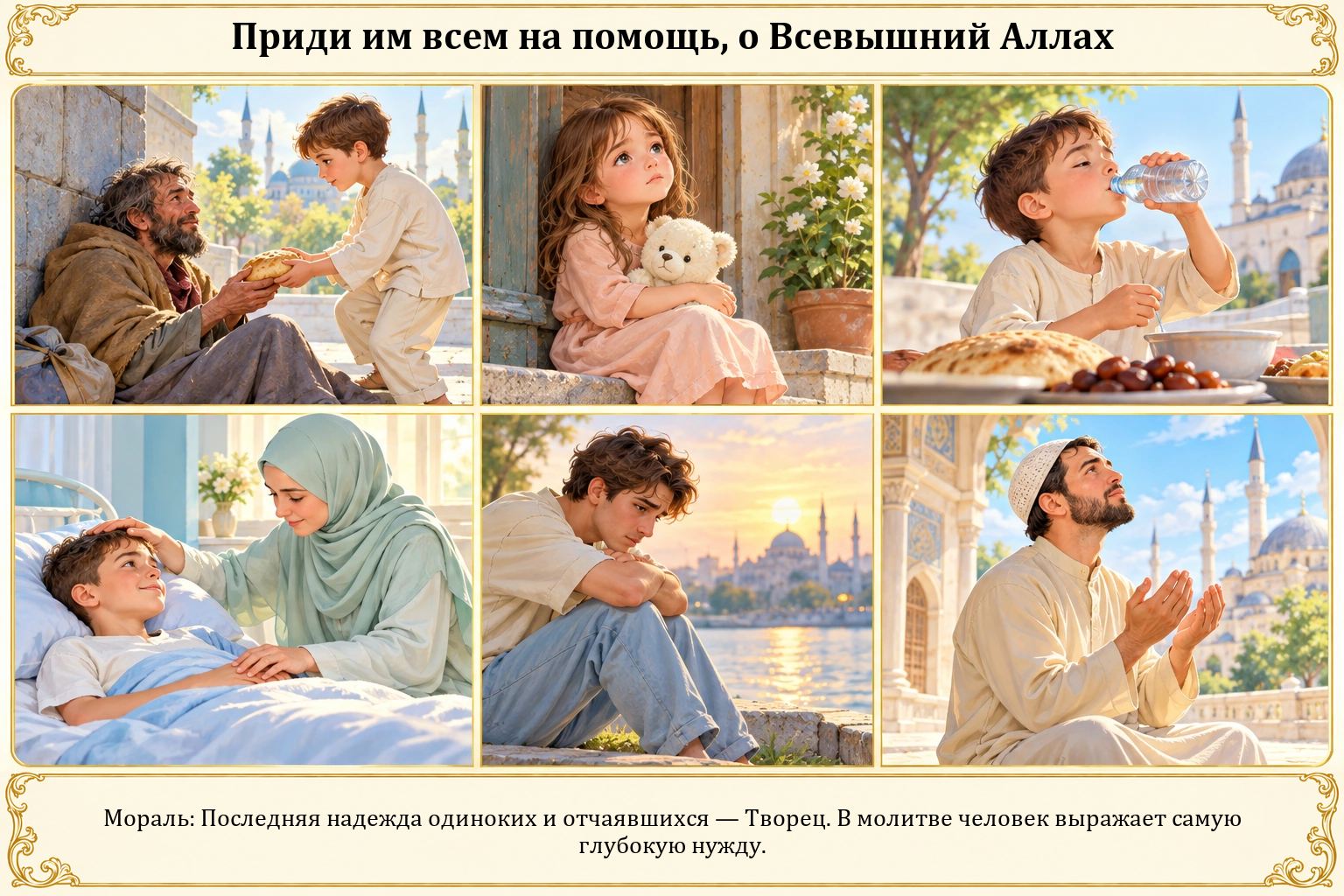 Иллюстрация: Ты Сам помоги, о Всевышний Аллах