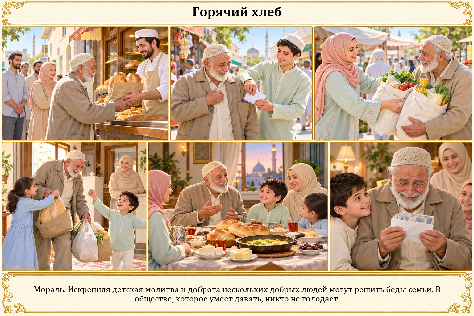 Иллюстрация: Горячий хлеб