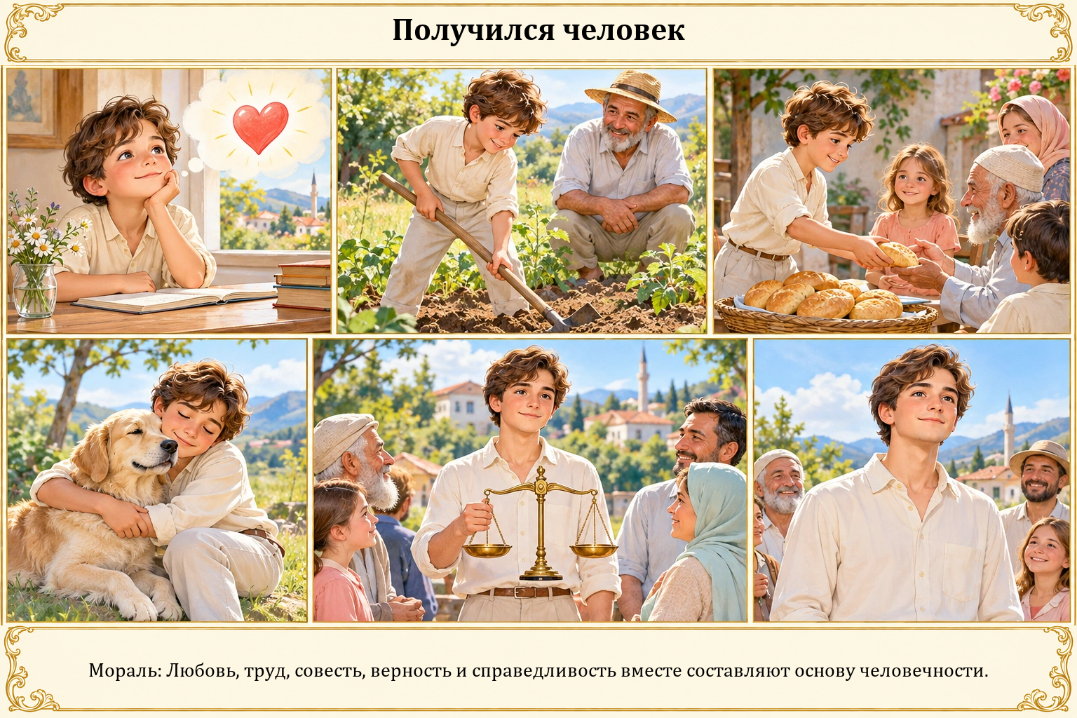 Иллюстрация: Получился человек