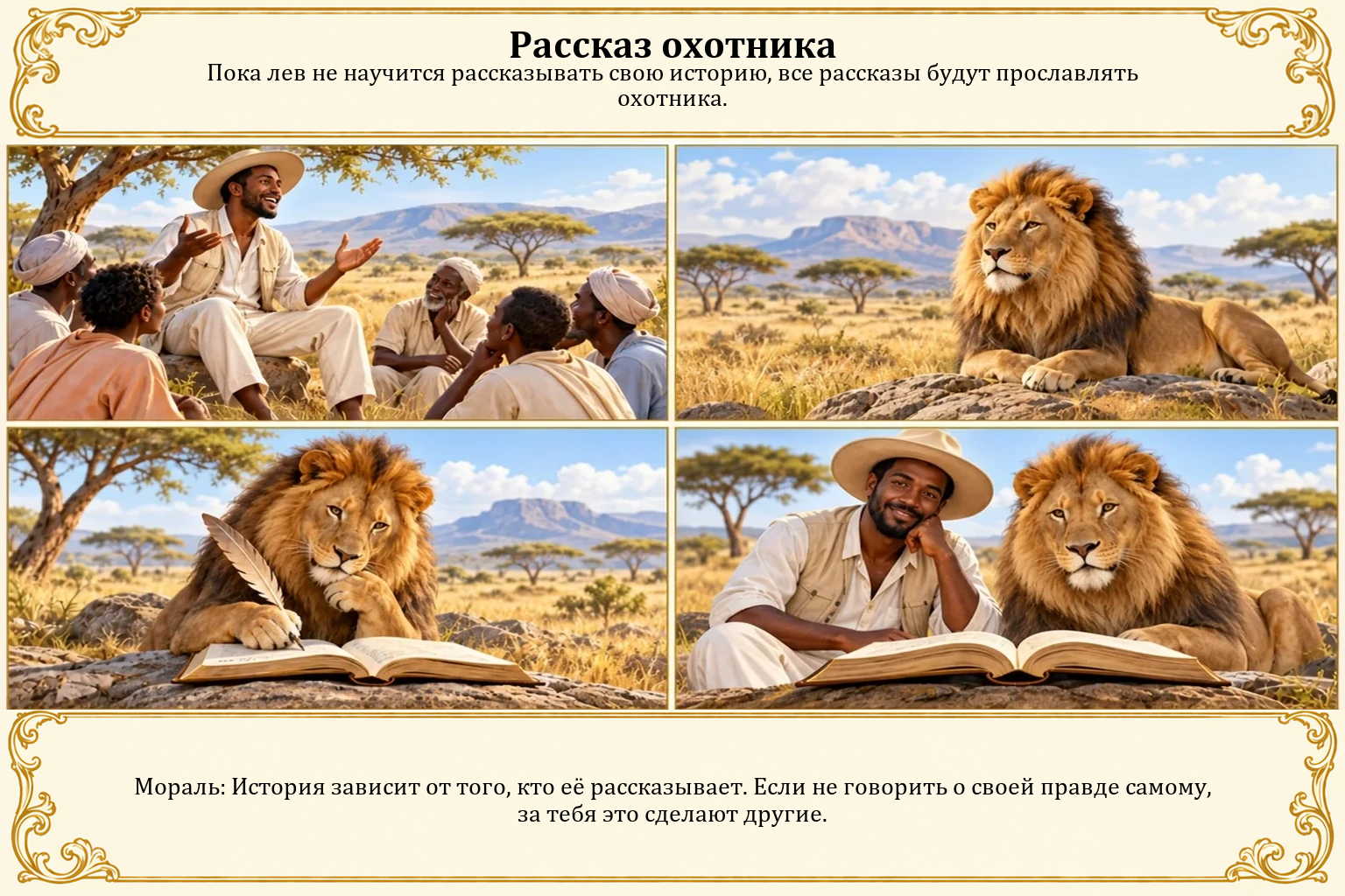 Иллюстрация: Восхваление охотника