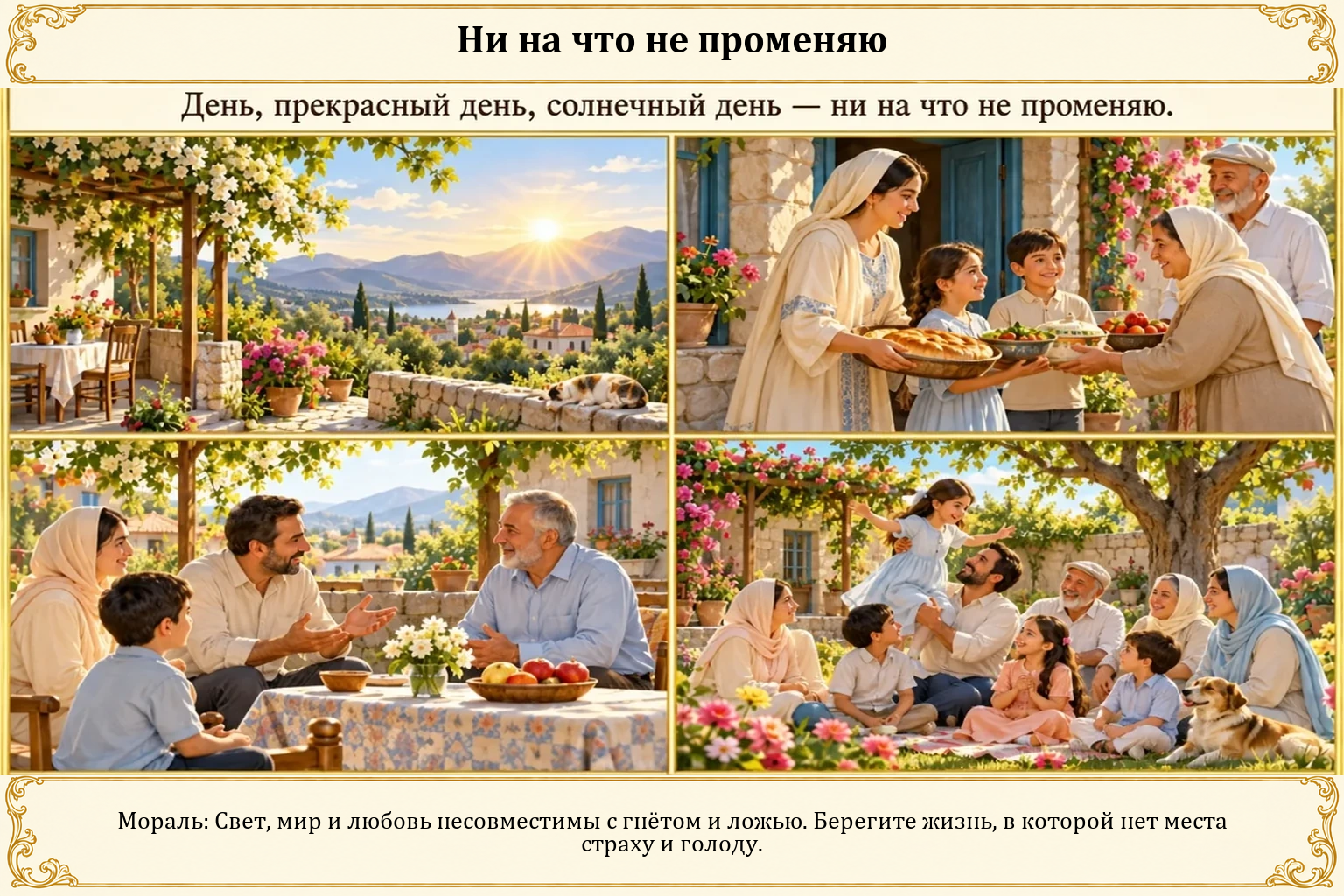 Иллюстрация: Ни на что не променяю
