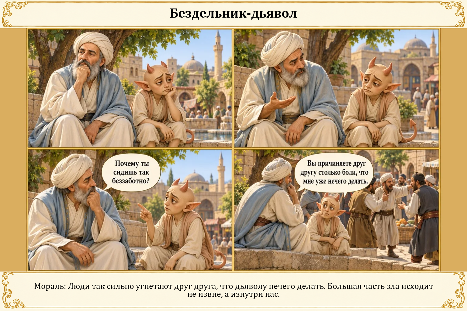 Иллюстрация: Бездельник-дьявол