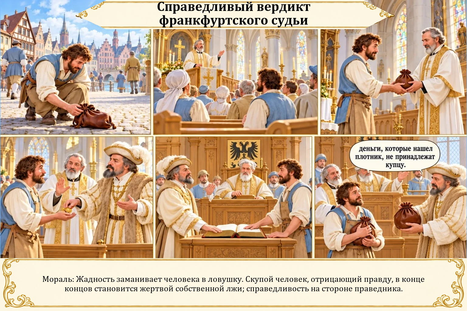 Иллюстрация: Справедливый вердикт франкфуртского судьи