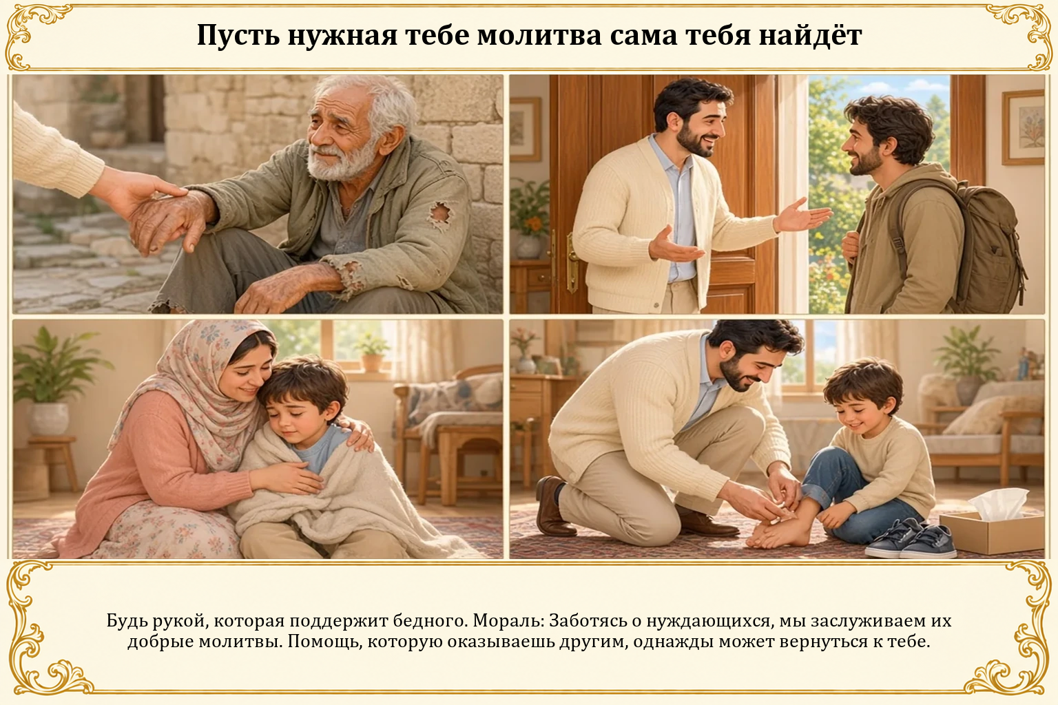 Иллюстрация: Пусть молитва придёт и найдёт тебя.