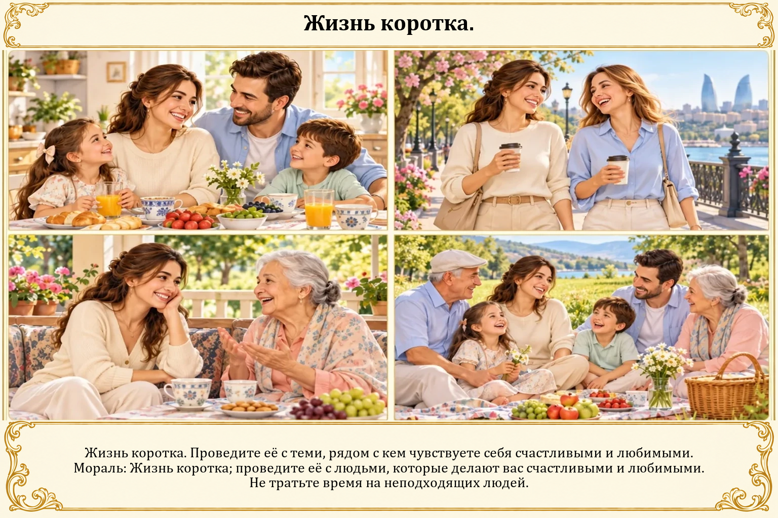 Иллюстрация: Жизнь коротка.