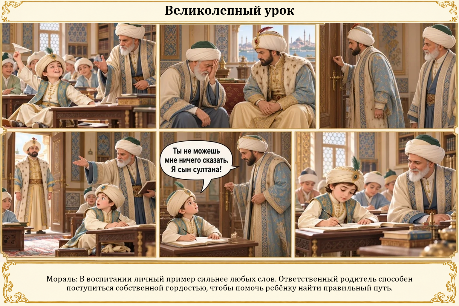 Иллюстрация: Великолепный урок