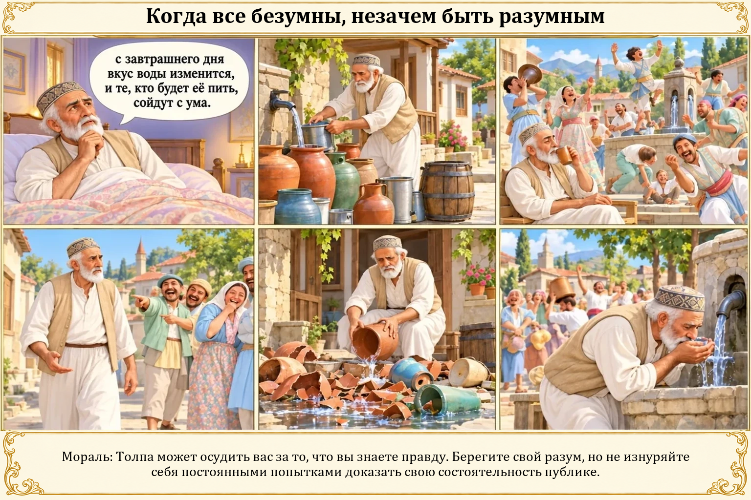 Иллюстрация: Когда все безумны, незачем быть разумным