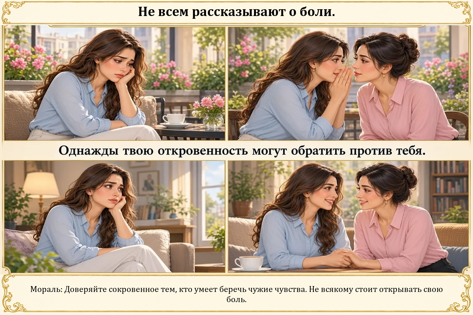 Иллюстрация: Не всякую беду рассказывают людям.