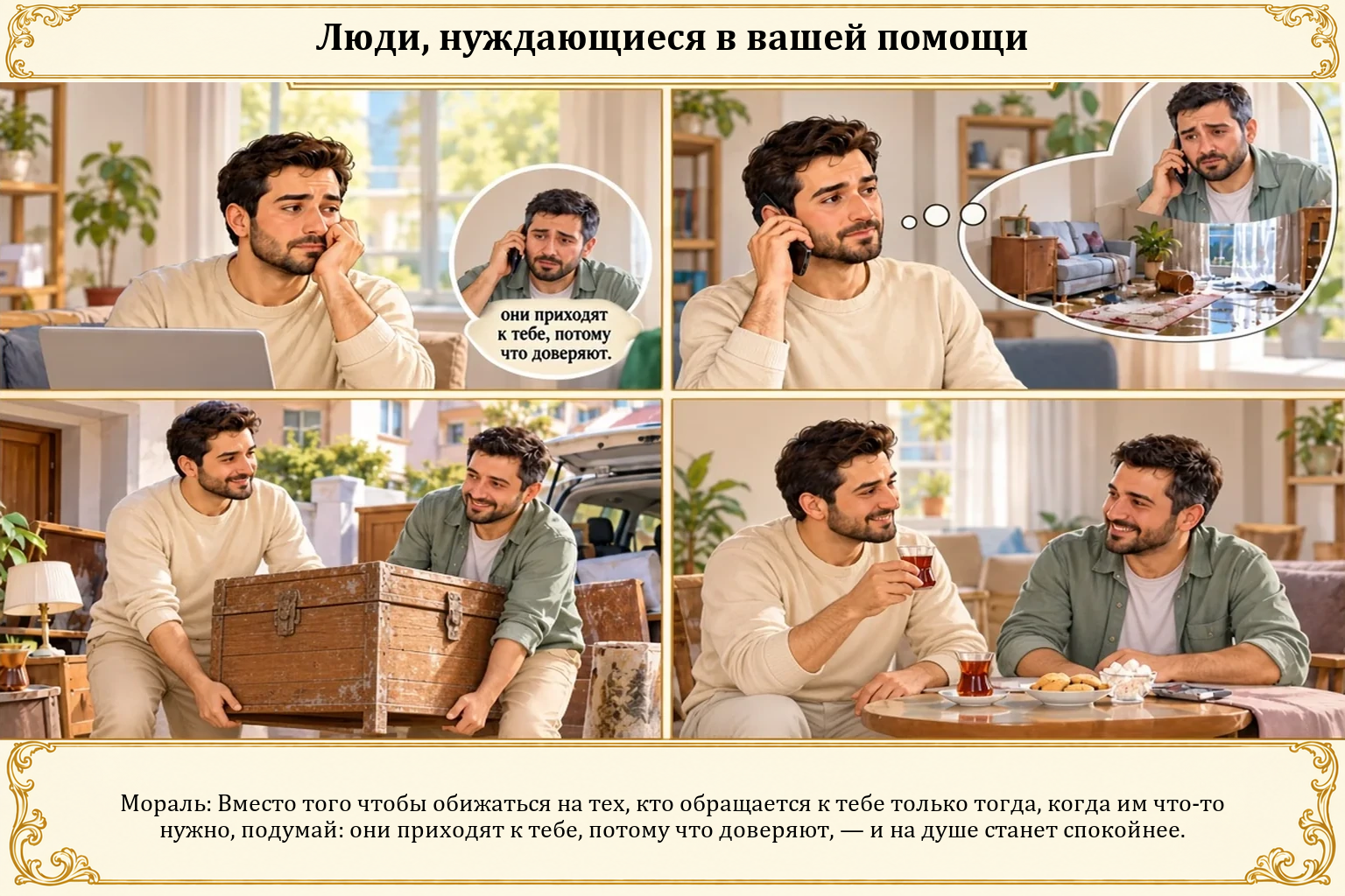 Иллюстрация: Люди, которым от вас что-то нужно