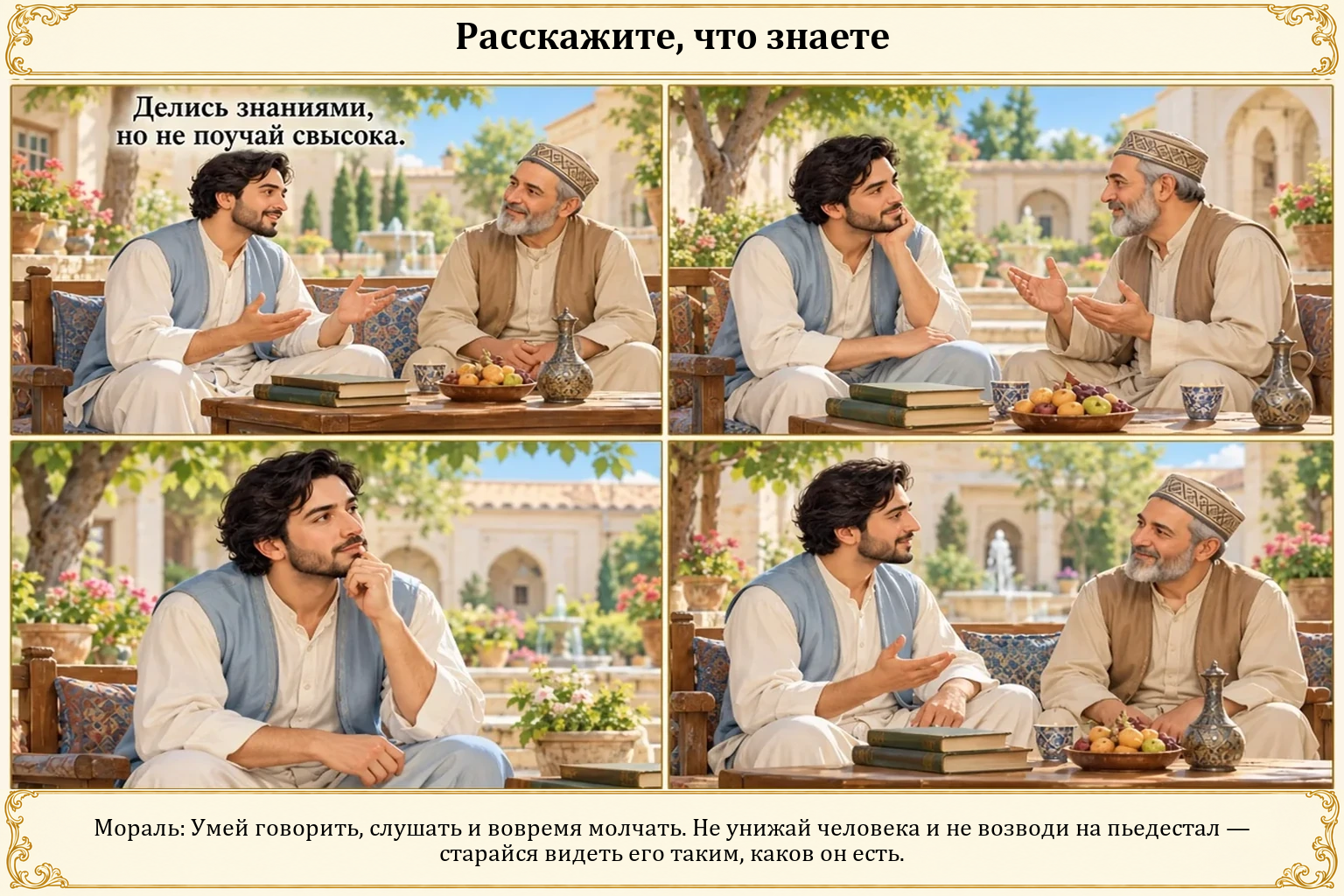 Иллюстрация: Расскажите, что знаете.
