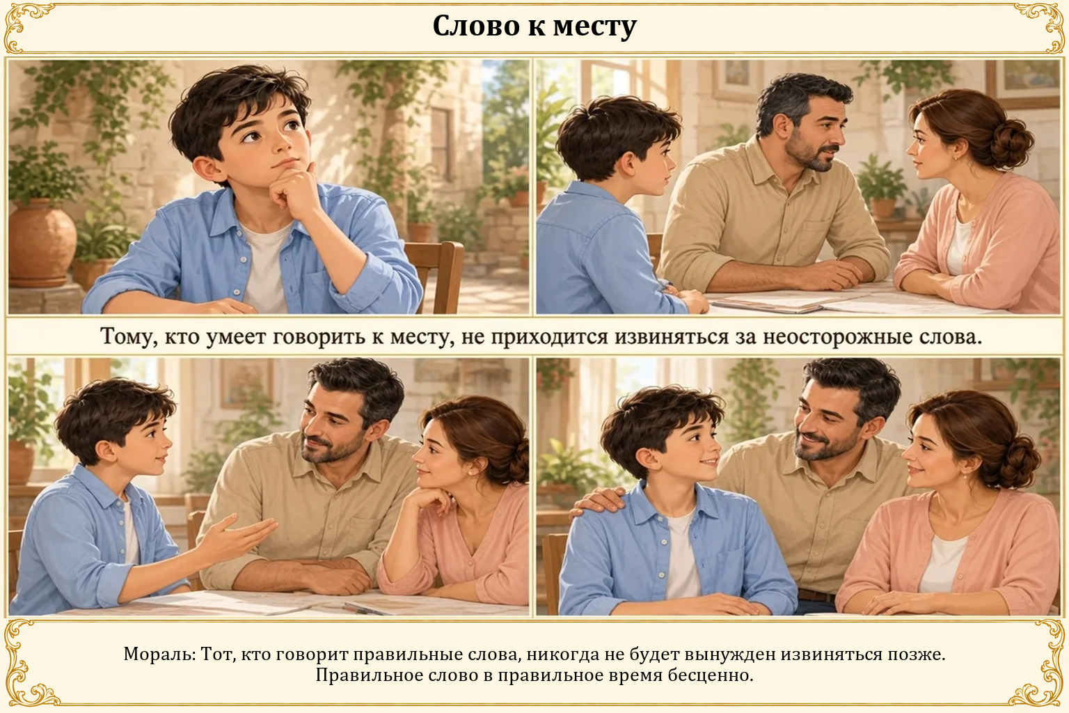 Иллюстрация: Слово к месту