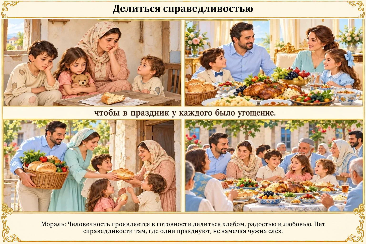 Иллюстрация: Делиться справедливостью