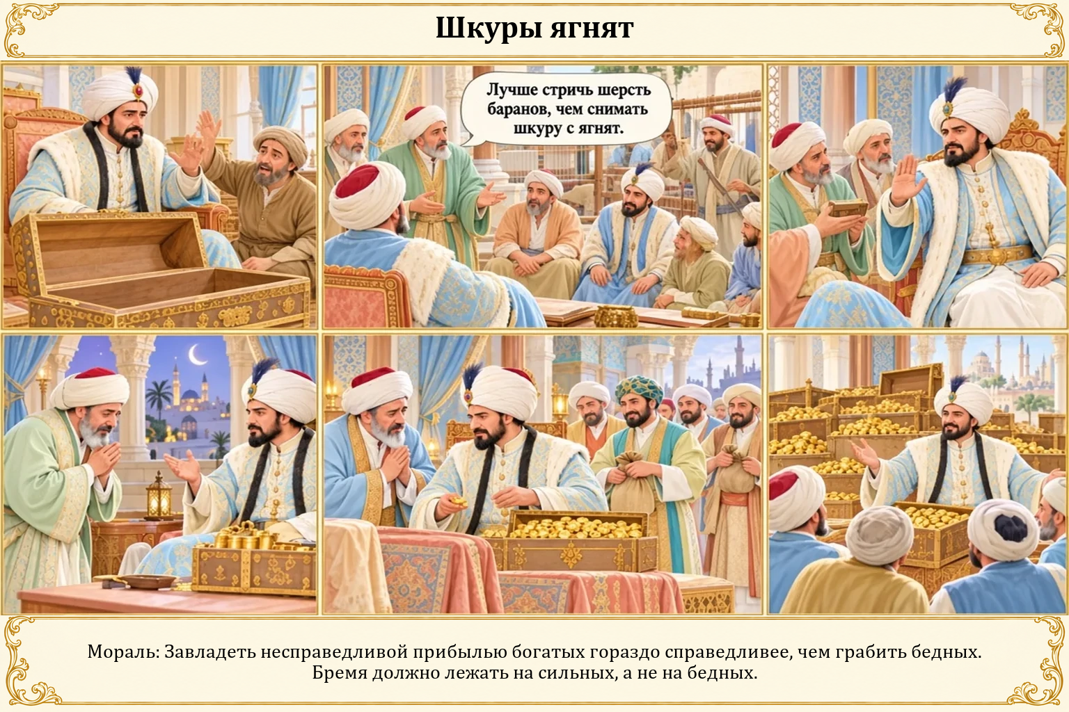 Иллюстрация: Шкуры ягнят