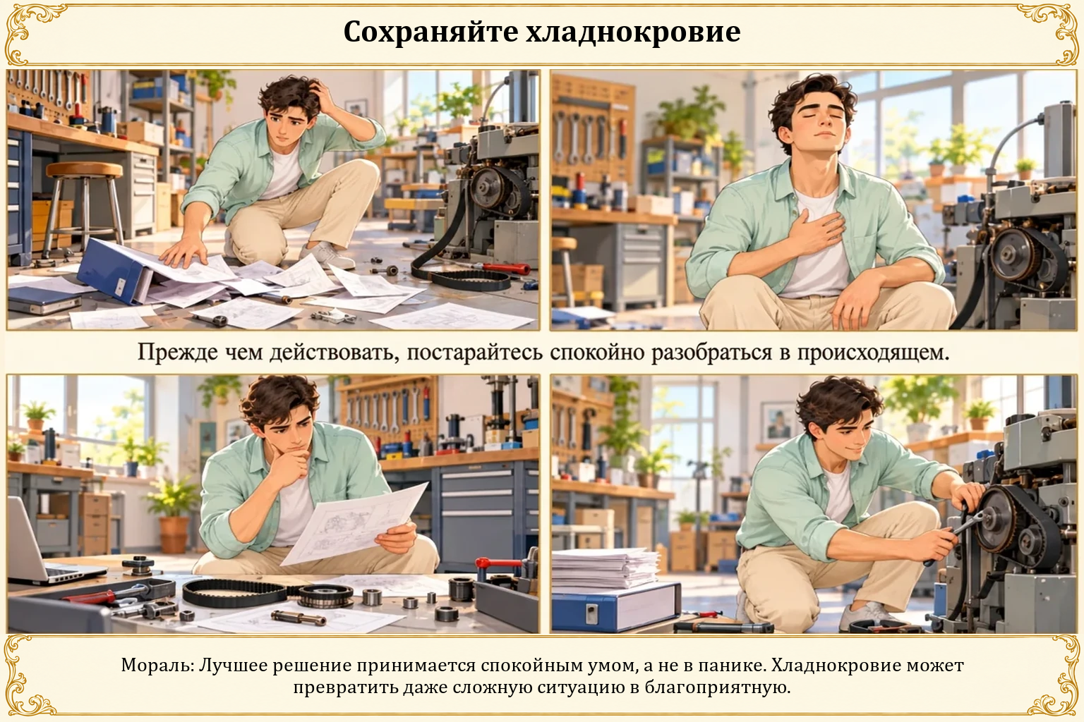 Иллюстрация: Сохраняйте хладнокровие