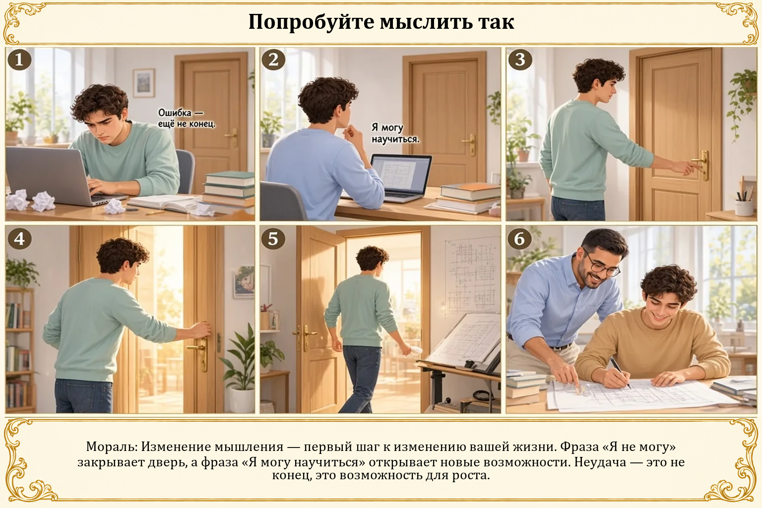 Иллюстрация: Попробуйте мыслить так: