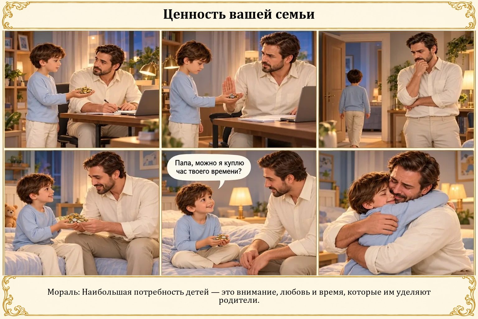 Иллюстрация: Ценность вашей семьи