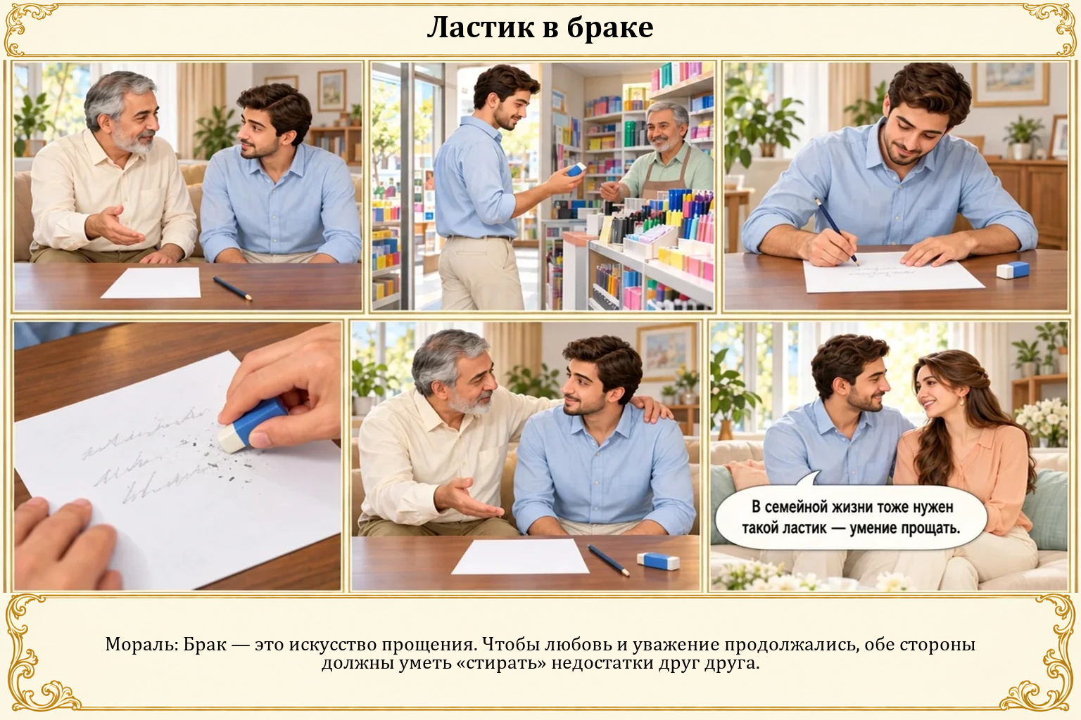 Иллюстрация: Ластик в браке