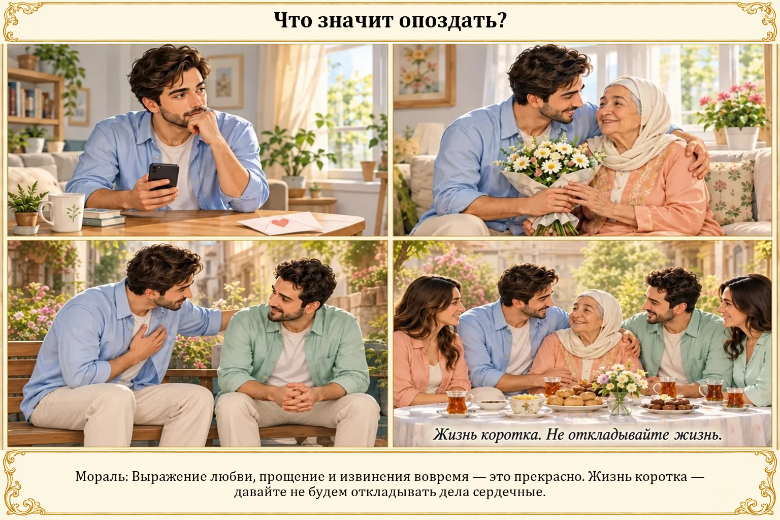 Иллюстрация: Что значит опоздать?