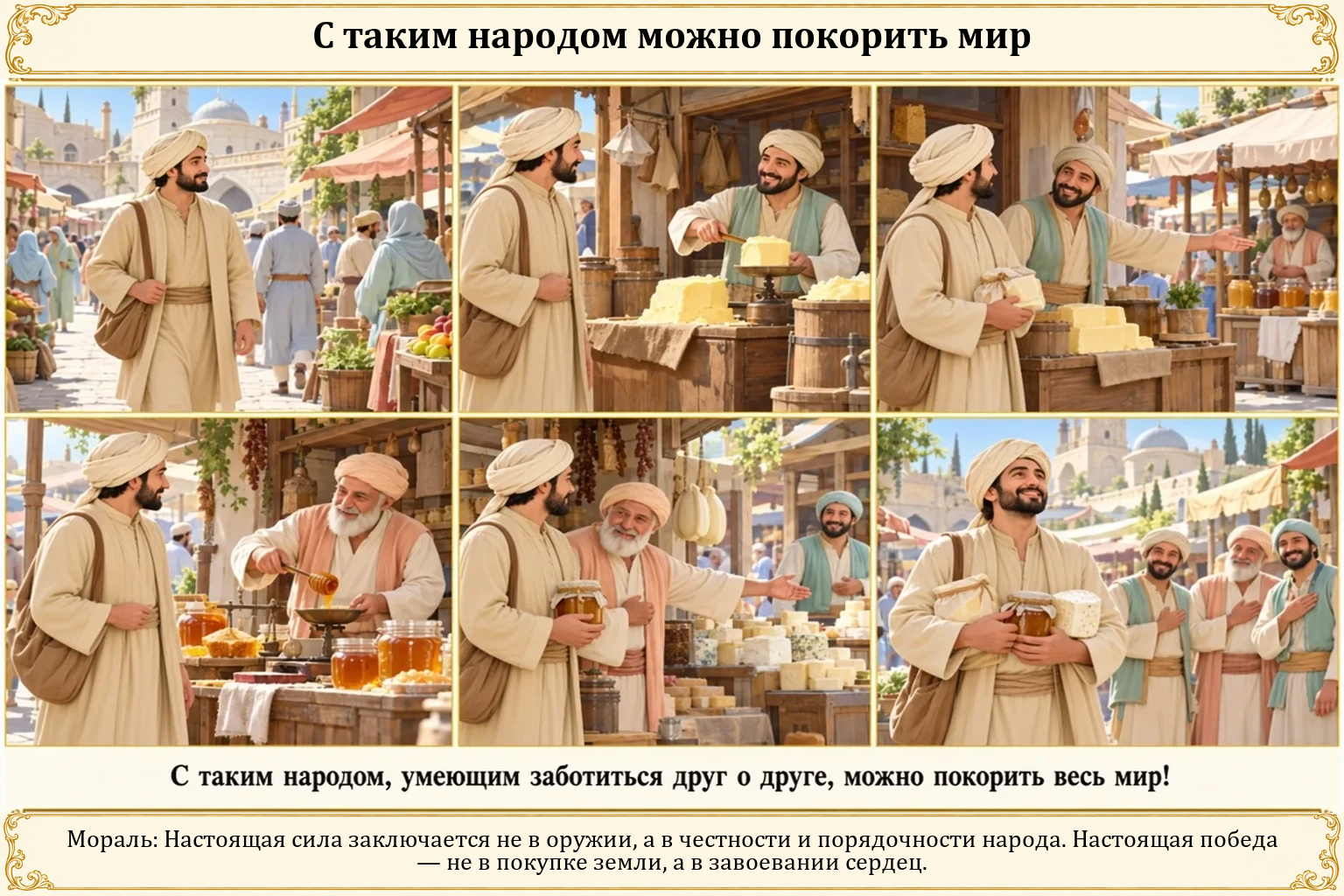 Иллюстрация: С таким народом можно покорить мир